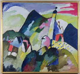 Murnau mit Kirche II, 1910